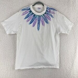 Hanes Beefy Vintage Single Stitch T-Shirt Womens 100% Cotton Made in USA Size XL